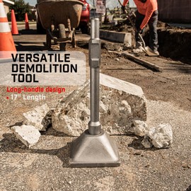 XtremepowerUS Tamper Shank and Plate for Jack Hammer Bit Electric Demolition Concrete Breaker (Tamper Shank and Plate)