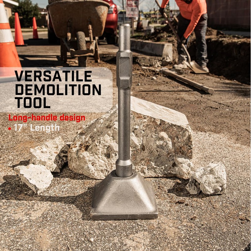 XtremepowerUS Tamper Shank and Plate for Jack Hammer Bit Electric