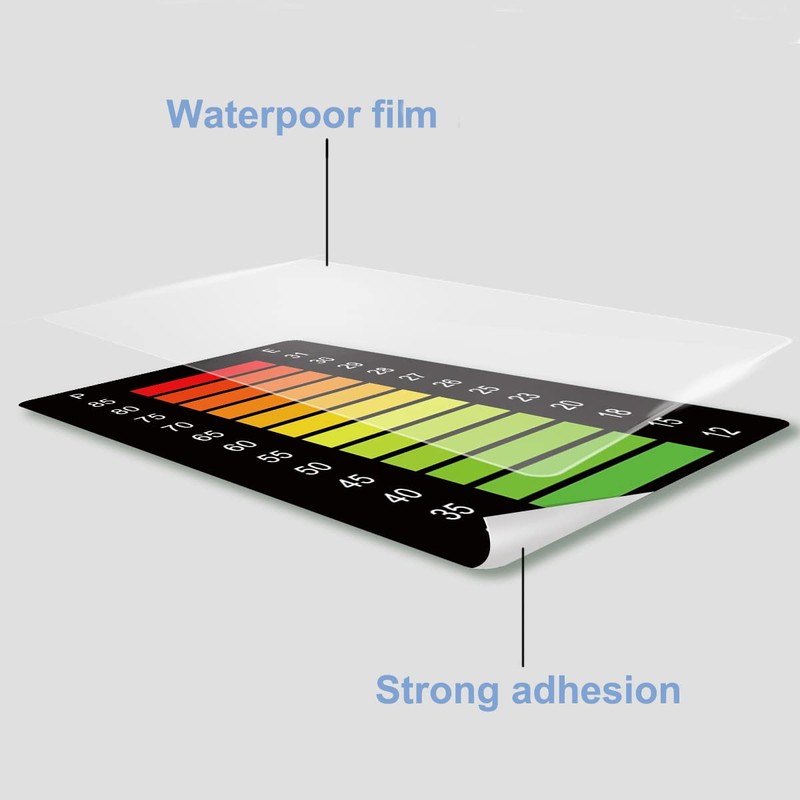 MANWU Bicycle Resistance Conversion Chart Sticker Decal Guide Converter Accessories