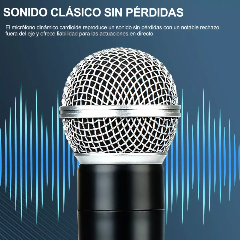 Sdlogal Micrófonos Sdlogal K2-mcph Condensador Cardioide color negro