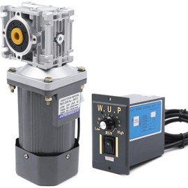 120W 110V 10K AC Gear Reducer Motor, Electric Motor Variable Speed Controller, Reversible High Torque Single Phase Motor for Industrial Lines, Intelligent Equipment, 135 RPM