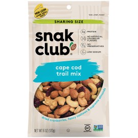 Snak Club Cape Cod Trail Mix, 6 Ounce (Pack of 6)