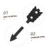 Gatuida 6pcs Heavy Duty European Mount Skull Hanger for Deer