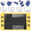 CANITU For Hyundai Car Seat Covers Cloth 5-Seats Full Set