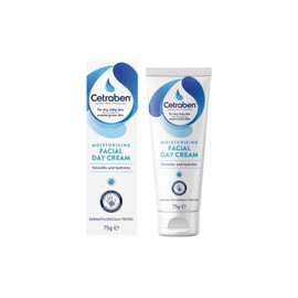 Cetraben Moisturising Facial Day Cream, For Dry Sensitive and Eczema Prone Skin, Dermatologically Tested, Daily Moisturising Application, 1 x 75g