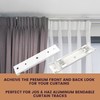 Jos & Haz MF016W-Curtain Track Accessories (Double Ceiling Brackets)