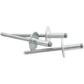 Allstar Performance ALL18151 Aluminum 1/4" - 3/8" Grip Range Large Head Rivet, (Pack of 250)