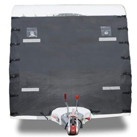Caravan Front Cover Caravan Front Towing Cover Protector Caravan Towing Cover Caravan Universal Front Towing Cover, Protector Covers Accessories Thick Durable Oxford Waterproof Trailer Cover