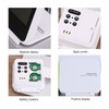 Portable Foldable Tabletop Travel Digital Alarm Clock with Temperature Calendar