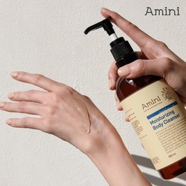 Aminni Moisturizing Body Cleanser 500ml 2 bottles + Body Emulsion 500ml 1 bottle / 아미니 모이스처라이징 바디클렌저500ml 2개+바디에멀젼500ml 1개