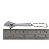 GENNEL 2.5 inch Tiny Adjustable Wrench, 2.5" Mini Size Adjustable