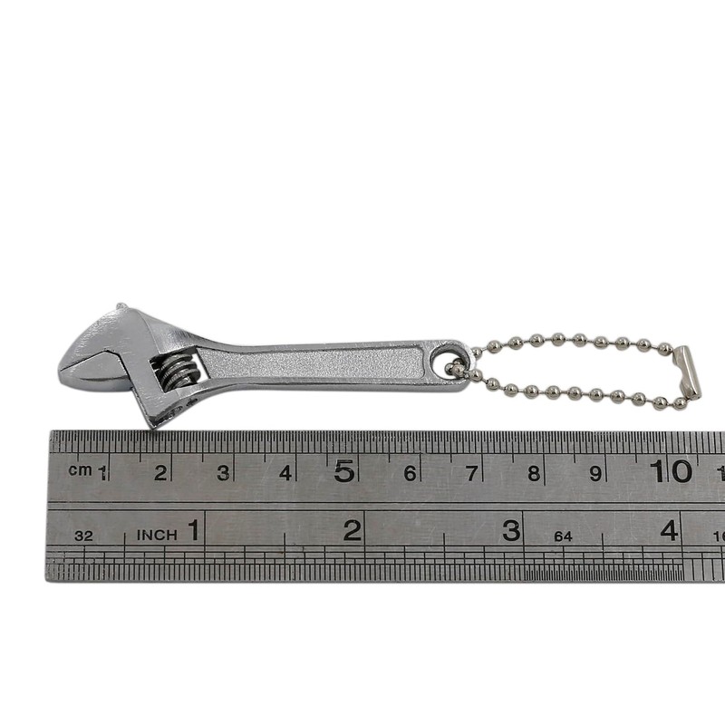 GENNEL 2.5 inch Tiny Adjustable Wrench, 2.5" Mini Size Adjustable