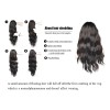 Pelucas Naturales De Pelo Largo En Capas Para Las Mujeres