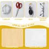 Hotop 30 Pieces Push Pin Wall Hooks Metal Thumb Tack