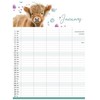 2025 Family Organiser Calendar 5 Column Memo Pad & Shopping