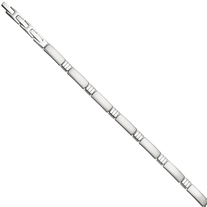 Jobo Women's Bracelet Stainless Steel Part Matt 21 cm with