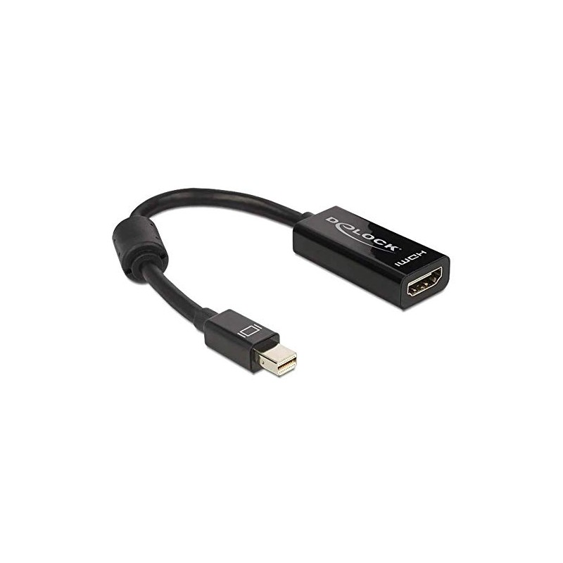 Delock DisplayPort Mini Adapter (19-Polig, HDMI, 0, 18 m) Schwarz