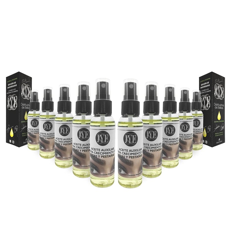 Aceite JYE para el crecimiento natural de cejas y pestañas