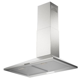 Nardea Wall Mount Range Hood 30 inch, 450 CFM Stove Vent Hood with Ducted/Ductless Convertible, Kitchen Hood with LED Light, 5-layer Aluminum Filters, 3 Speed Exhaust Fan
