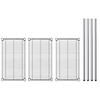 PRO&Family 14" x 24" NSF Chrome 3 Wire Shelf Kit