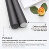 Pickood 10-Inch Tall Dripless Taper Candles Set of 4 -
