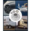 SCITOO Wheel Hub Wheel Bearing Assembly fit Boat Trailer Galvanized