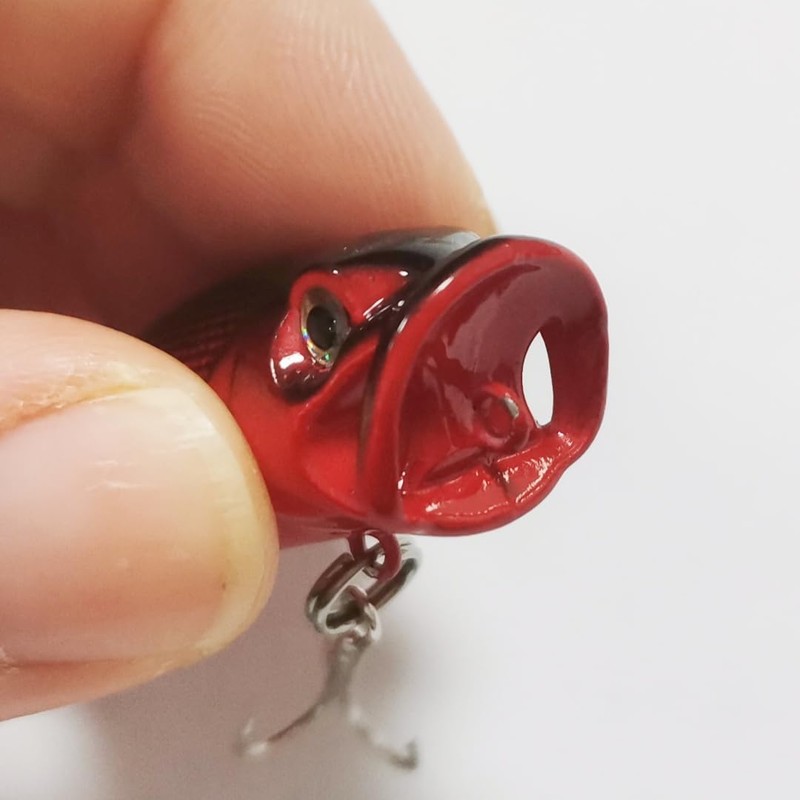 SEASKY Fishing Lure Mini Popper Top Water Splashes Swim Bait