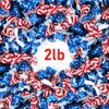American Flag Kisses, 2lb Pack of Red White and Blue