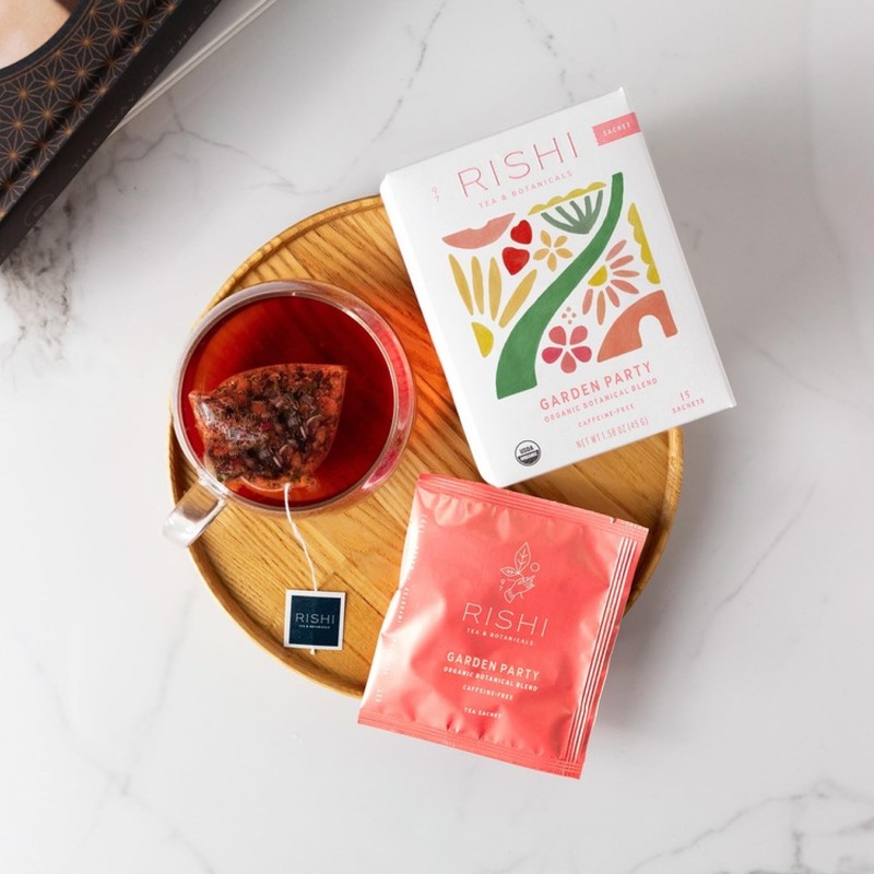 Rishi Tea Garden Party Herbal Tea - Organic, Caffeine Free