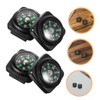 Kisangel 25pcs Portable Survival Compass with Watch Strap Mini Wrist