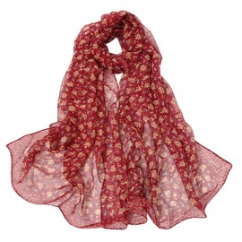 FAIRYGATE Loop Schal Damen Stola Halstuch Farbverlauf Stola Für Abendkleid Festlich Hochzeit Braut Chiffon Seidenschal 62008