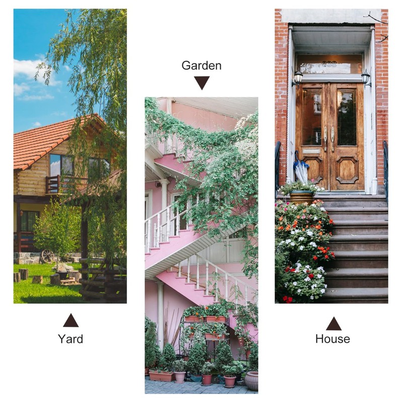 Housoutil Gutter Downspout Splash Block, Aluminum Alloy Downspout Diverter, Splash