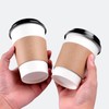 Concession Essentials Paper Coffee Sleeves. Fits 10 oz. - 20