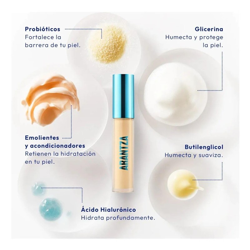 Corrector De Ojeras Y Manchas Arantza Alta Cobertura Mate 2w