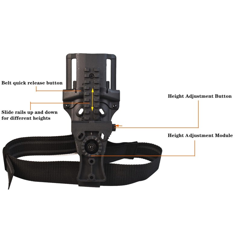 Drop Leg Adapter Adjustable Drop Leg Mount Platform Polymer Leg