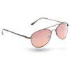 Eyelevel Men's Roadster Black Pilot Style Driving Sunglasses, Light Gold