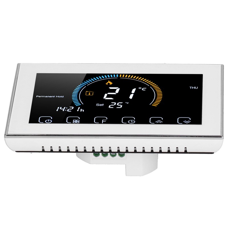 Intelligent Thermostat with LCD Touch Screen Temperature Controller for Home