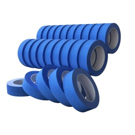 SWRT Blue Painter's Tape 1 Inch x 55 Yards x 24 Rolls (1320 Yards Total) – Upgraded Adhesive Masking Tape, Multi-Surface, Clean Removal, No Residue, for Walls, Trim, DIY, Crafts & Painting Projects