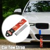 X AUTOHAUX 1 Set Car Tow Strap for Decorative Trailer