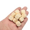 PATIKIL 15mm Wooden Blank Dice, 120Pcs Unfinished 6 Sides Cube