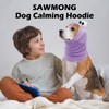 SAWMONG Dog Calming Hoodie Ear Head Covers for Noise Fireworks,No