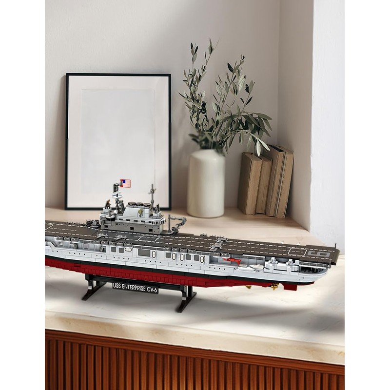 SEMKY Military Series USS Enterprise Aircraft Carriers MOC Building Blocks