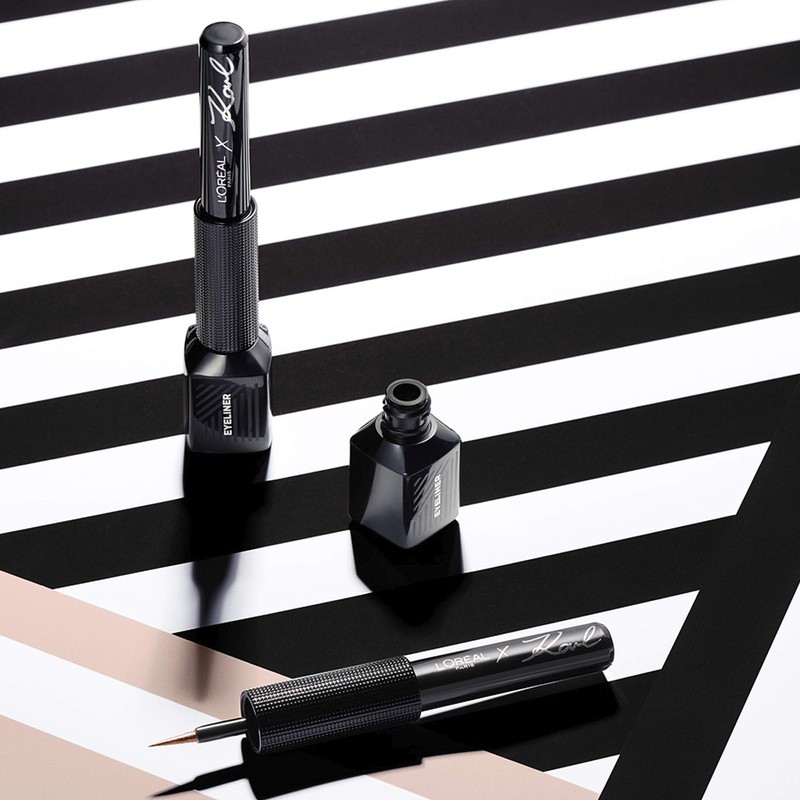 L'Oréal Paris Karl Lagerfeld Eyeliner No. 12 Chick Rose Silver,