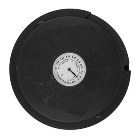 Guitar Humidifier Anti Drying Acoustic Guitar Sound Hole Humidifier with Hygrometer Black