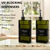 Gelury Olive Oil Dispenser Bottle for Kitchen 16.9oz, UV-Blocking Oil