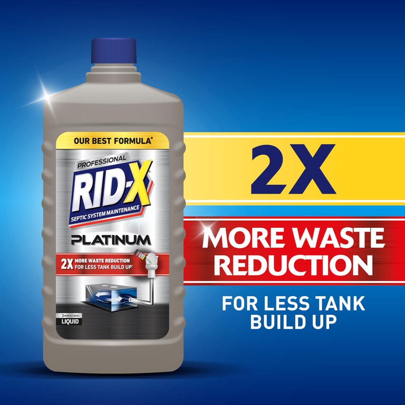 RID-X® Professional Platinum Septic System Maintenance - Liquid 24 oz.