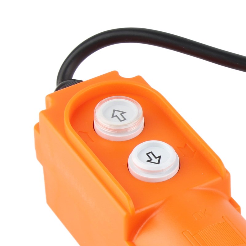 Crane Push Button Switch Up Down Hoist Self-Resetting with Capacitor