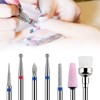 GreenLife 7pcs Nail Drill Bits Kit Emery Diamond Bit Set