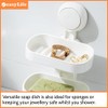 Easylife Instant Fix Double Layer Plastic Soap Dish (H19 x