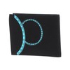 Oxmox Cryptan RFID Protect Wallet, Wind Rose Print Cyan Black,
